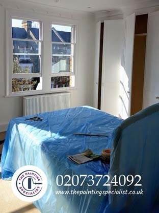 A painting job completed in London